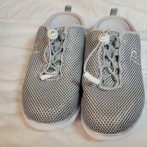 Silver Gray Patterned Sneakers